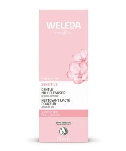 Lait nettoyant visage à l'amande BIO, 75&nbsp;ml